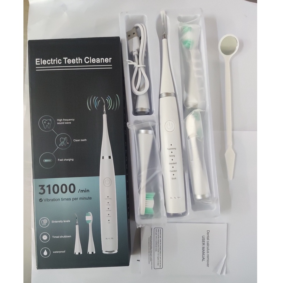 🐹 Ready Stock Malaysia 🐹 Ultrasonic Sonic Dental Scaler Electric Vibration Toothbrush Teeth Clean | Shopee Malaysia