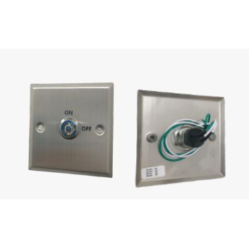 DOOR ACCESS CONTROL KEY SWITCH ON/OFF STAINLESS STEEL WITH KEY ACCESS ...