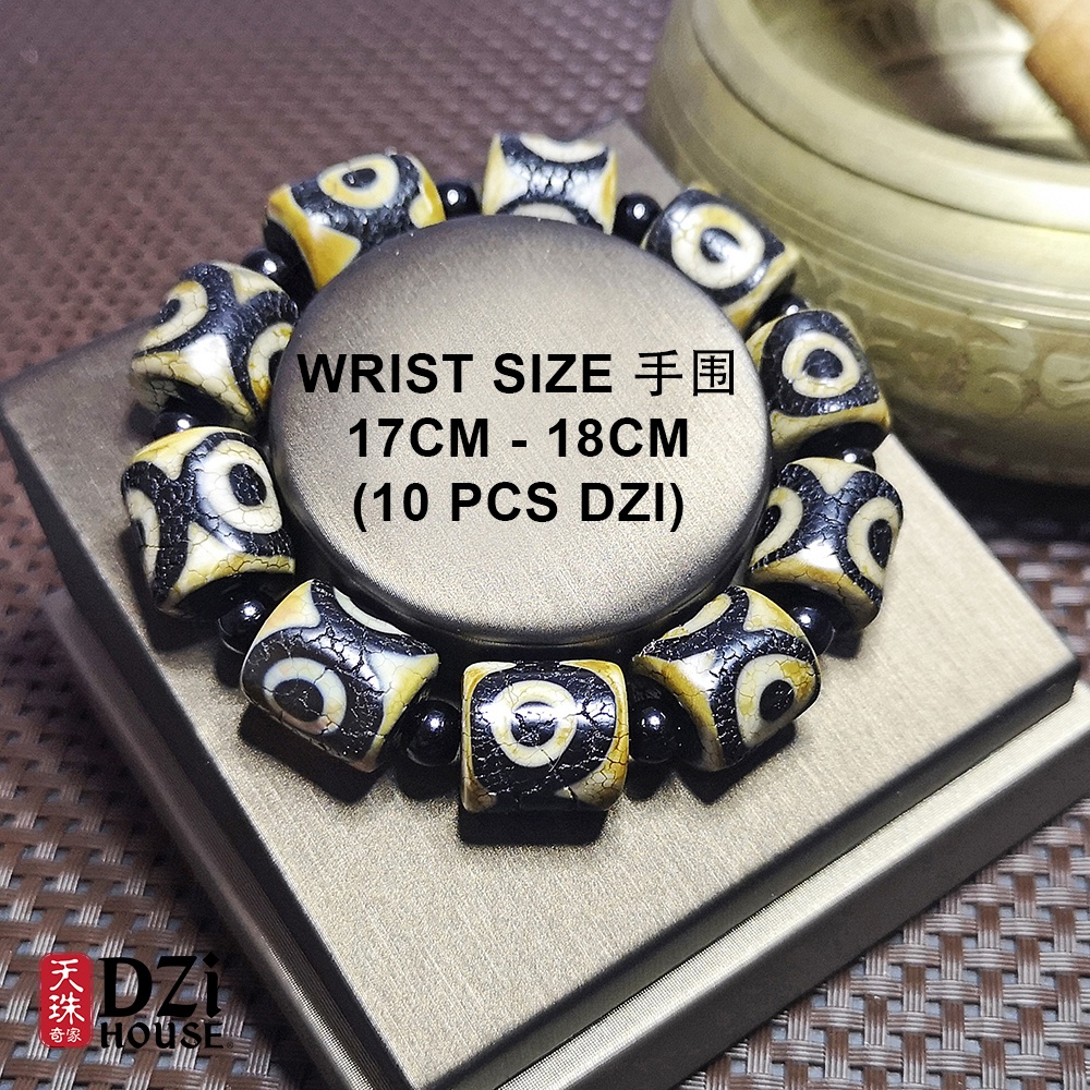 虎牙三眼小天珠Three Eyed Tiger Tooth Small Dzi Bead - (GS68893E