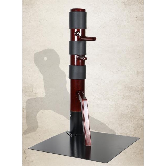 Chinese Kungfu Wing Chun Wooden Standing Wood Dummy Punching Kick Bag