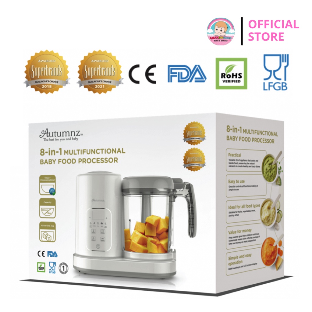 AUTUMNZ 8in1 Multifunctional Baby Food Processor Shopee Malaysia