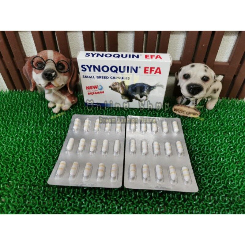 (Ready stock)SYNOQUIN EFA SMALL BREED CAPSULE FOR DOGS 30 capsules ...