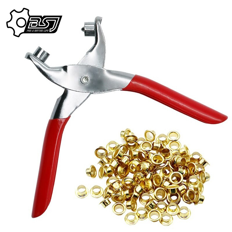 1 Set Eyelet Fabric Punch Pliers Leather Canvas Hole Puncher Tool