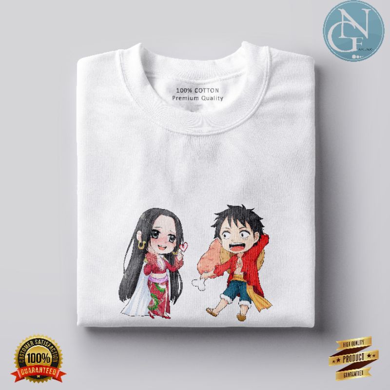 NEWGEN CLOTHING " Luffy and Boa Chibi " One Piece Pro Club