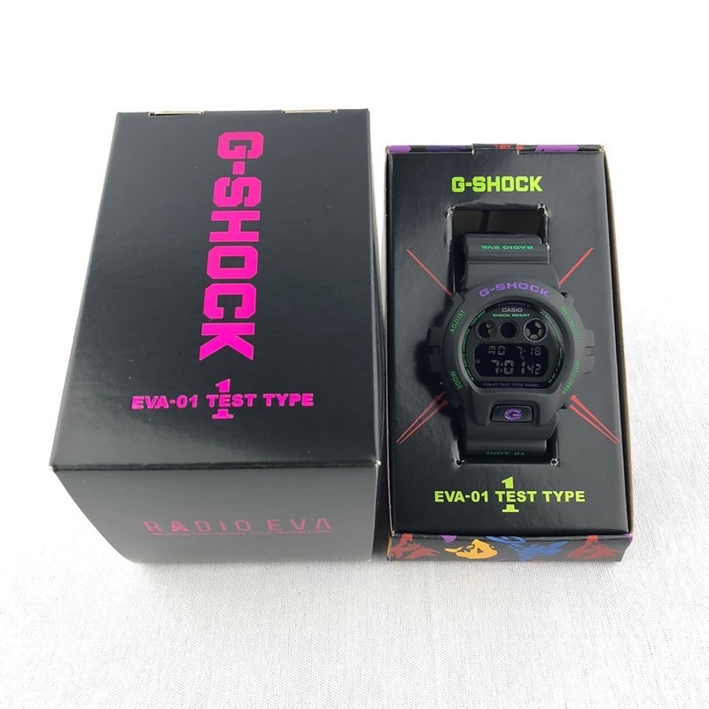 Casio G-Shock X Evangelion Radio Eva “EVA-01 Test Type” DW