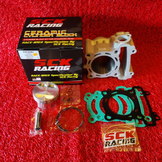 Block Set Ceramic Yamaha Y15ZR 63.5mm SCK Racing | Shopee Malaysia