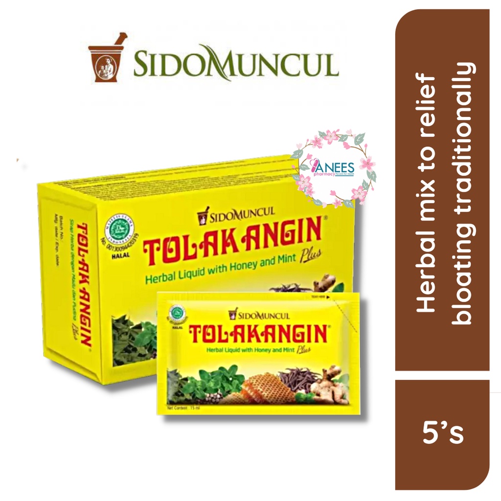 Sidomuncul Tolak Angin Ubat Herba Untuk Melegakan Angin And Kembung Perut Secara Tradisional 3508