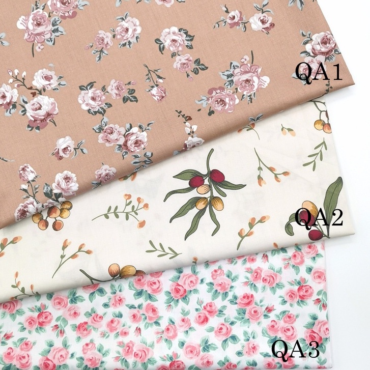 [READY STOCK] 100% Kain Premium Combed Cotton DIY Sewing Fabric British ...