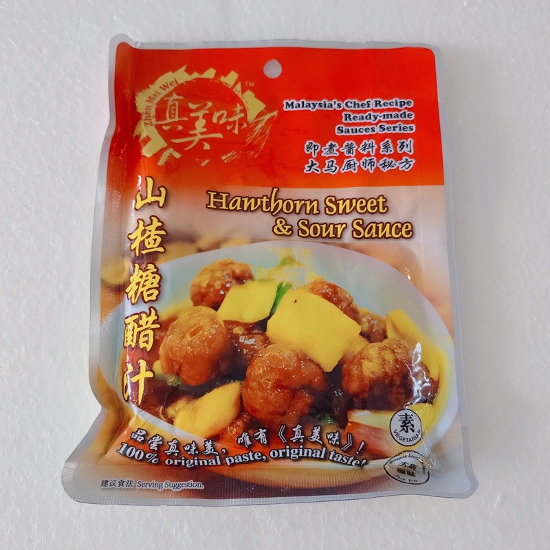 真美味 山楂糖醋汁 ZHEN MEI WEI Hawthorn Sweet & Sour Sauce酸甜酱/素酸甜酱/素酱料 Shopee