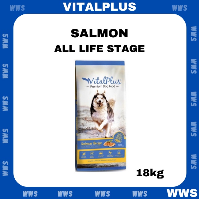 Vital plus salmon outlet dog food