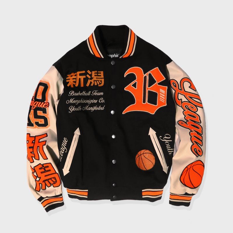 Varsity JACKET - LEAGUE/OKINAWA (MEMPHIS ORIGINS) | Shopee Malaysia