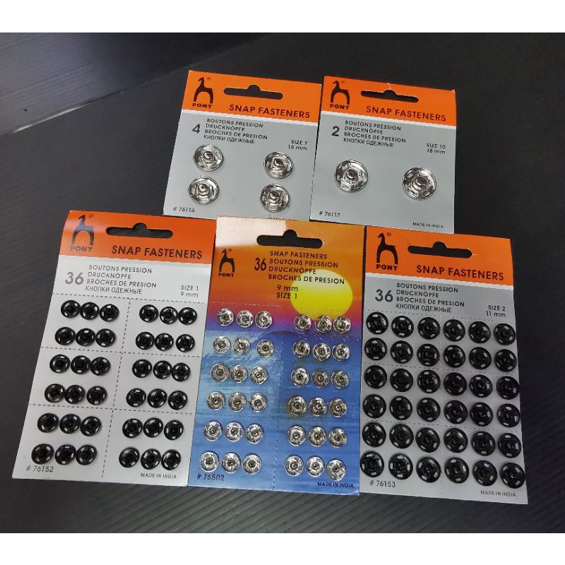 BUTANG KETIP /BUTANG KATUP / SNAP BUTTON | Shopee Malaysia
