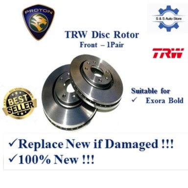 Proton Exora Bold (Turbo) Front Disc Rotor-1 Pair | Shopee Malaysia