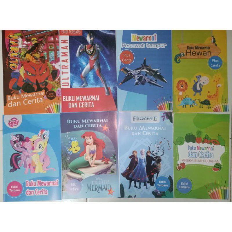 (3 Pcs) Cheap Coloring Book| Child Coloring Book|Paud Coloring Book