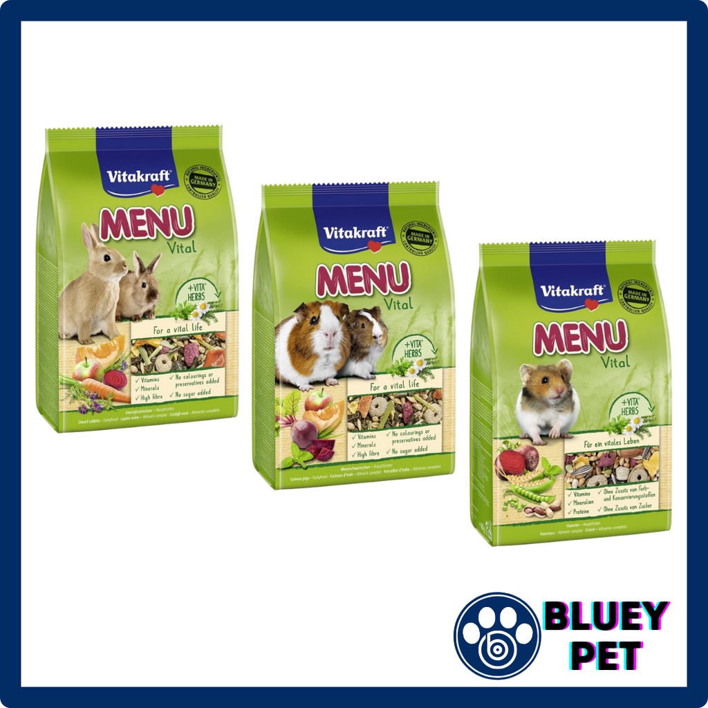 Vitakraft Premium Menu 1kg, 500g, 400g / Rabbit / Guinea Pig