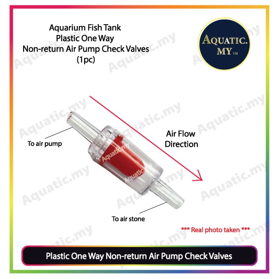 Aquarium on sale check valve