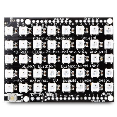 40 Bit WS2812B 5050 RGB LED (JET BLACK) | Shopee Malaysia