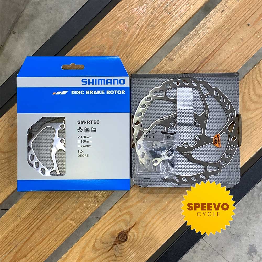 SHIMANO SLX RT66 ROTOR - 6 BOLT DISC BRAKE - 160 180 203 MM | Shopee ...
