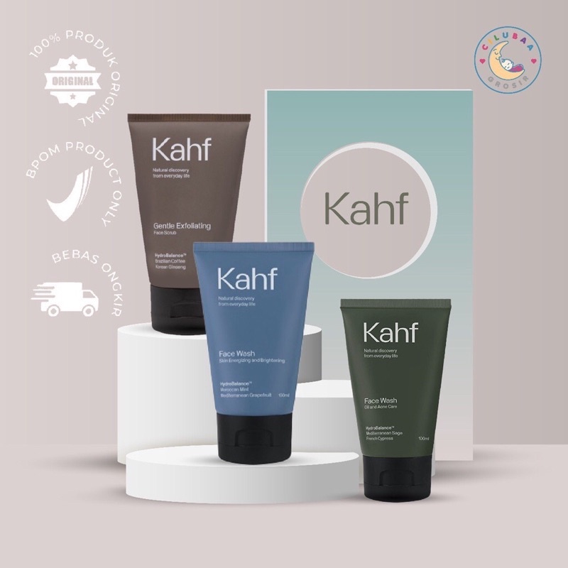 Kahf FACIAL WASH | Shopee Malaysia