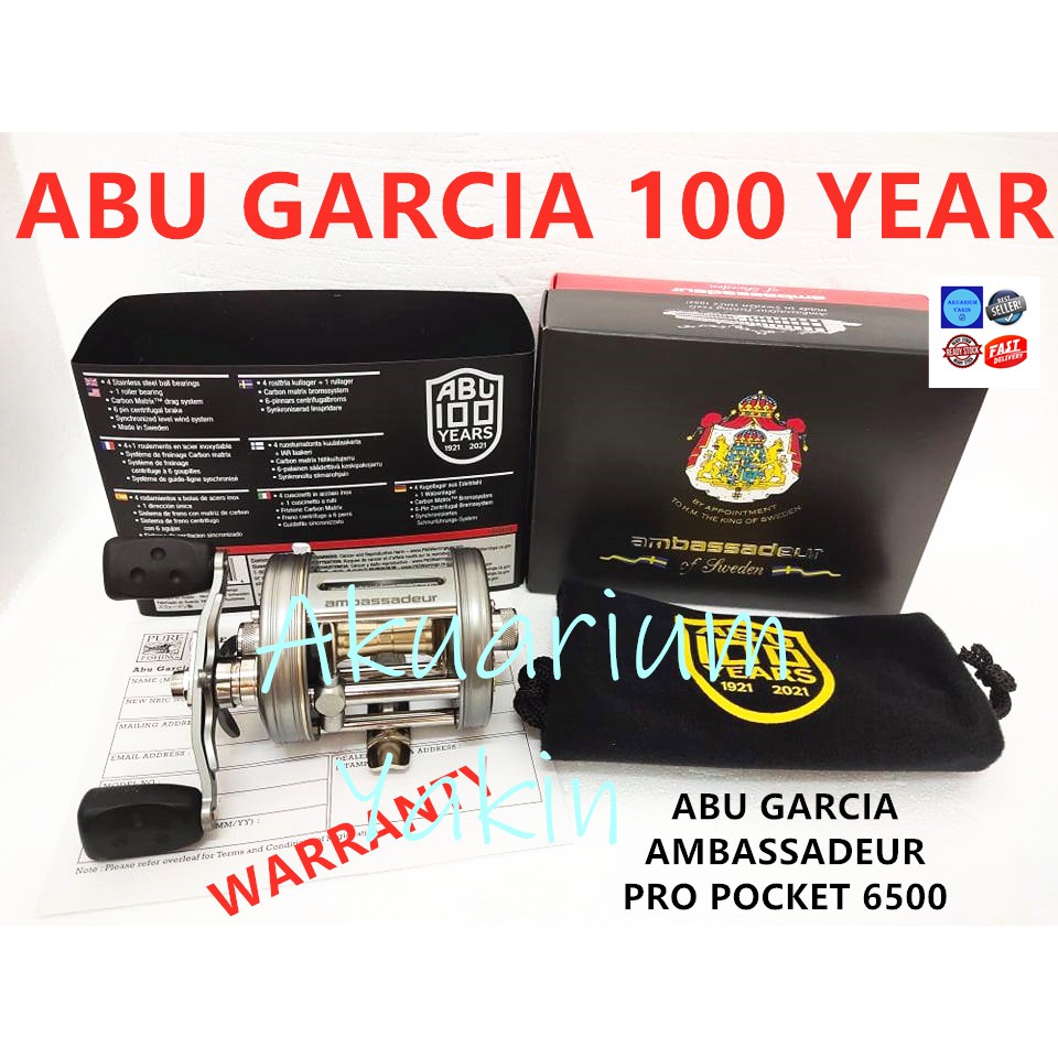 4077 ABU GARCIA AMBASSADEUR PRO POCKET 100YEAR ANNIVERSARY AMB-PR-6500-100YEAR  FISHING REEL
