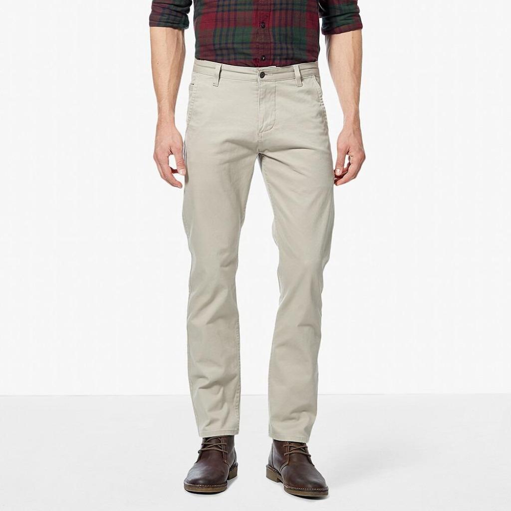 Alpha khaki hotsell slim tapered