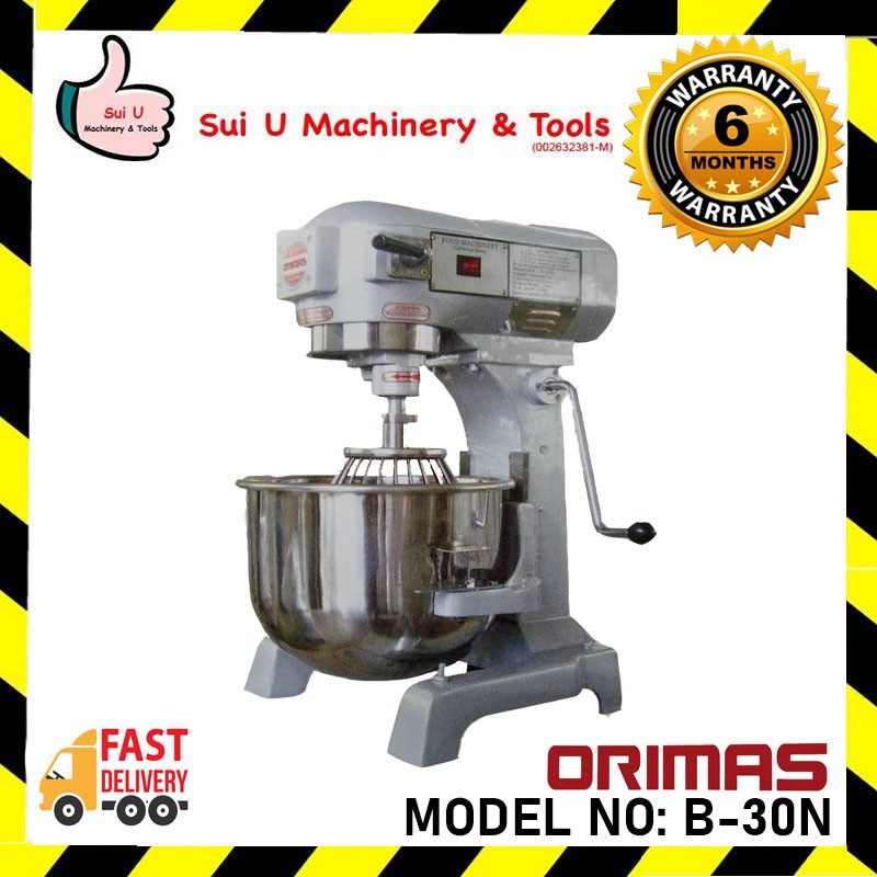 ORIMAS B-30N / B30N / B30 30L Universal Planetary Food Mixer Machine 1 ...