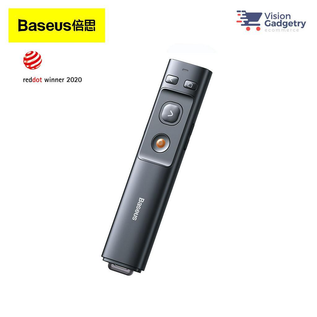 Baseus Orange Dot Presenter Laser LED Pointer 2.4GHz 100m ACFYB-0G ...