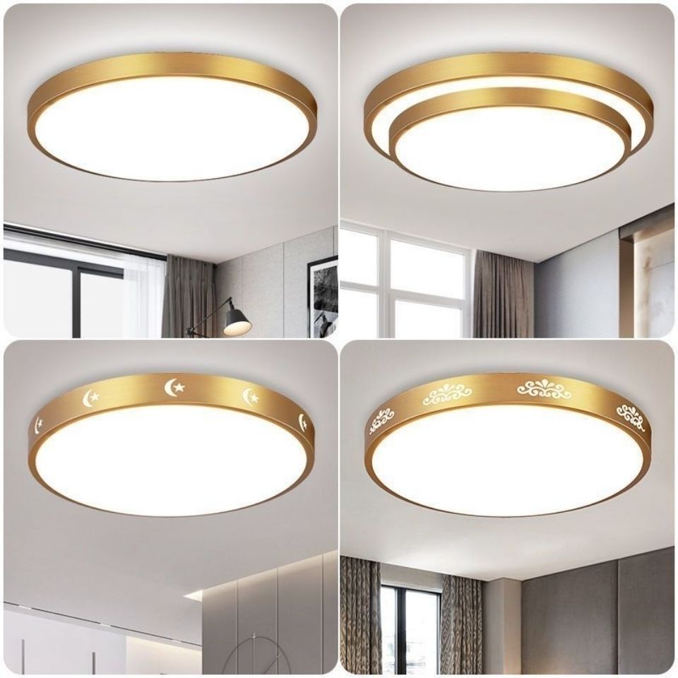 Modern Lampu Siling Bulat Bilik Tidur 3 Color Lampu Led Siling