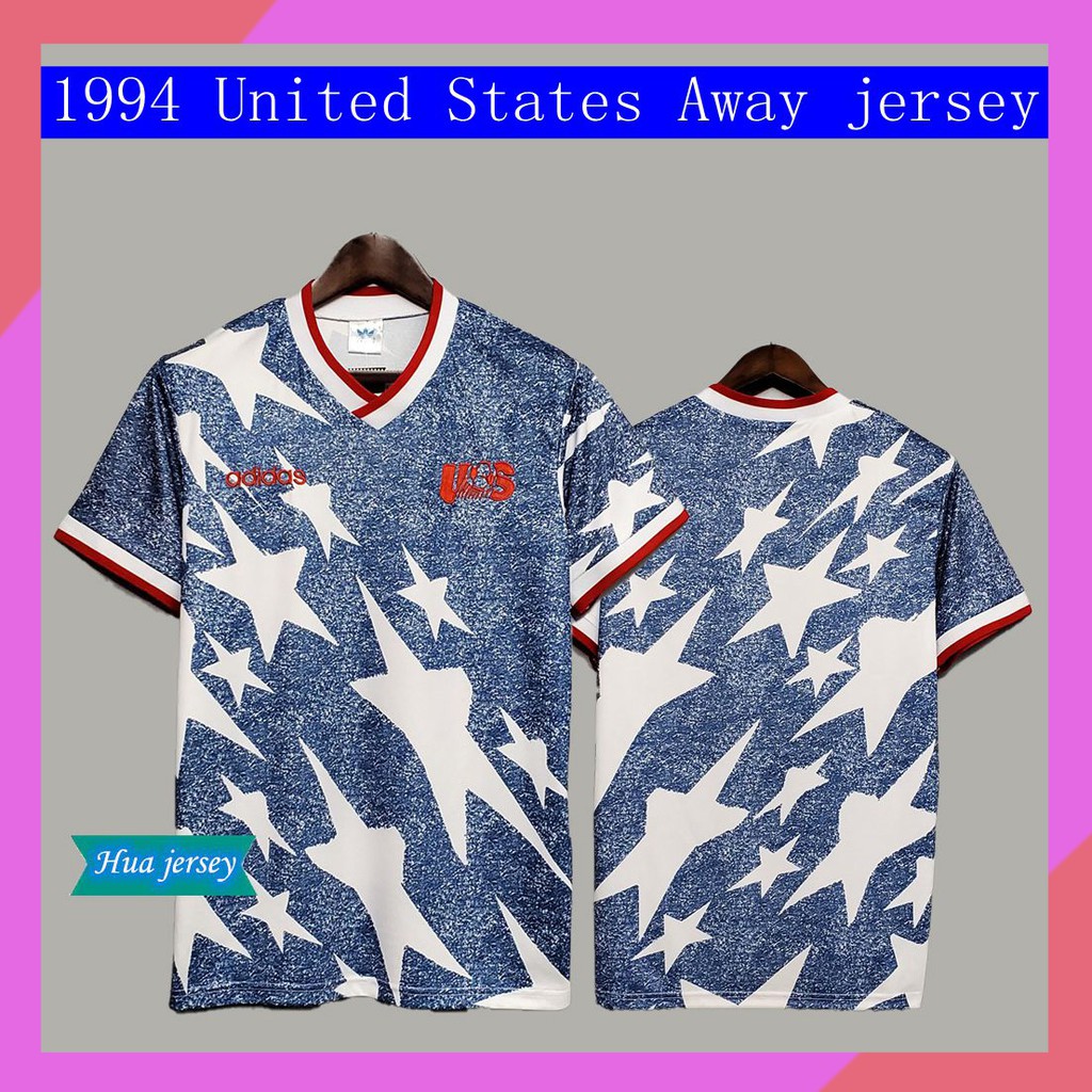 LALAS USA, Men's Retro Soccer Jersey, WC 1994, #22 PREMIUM REPRODUCTION