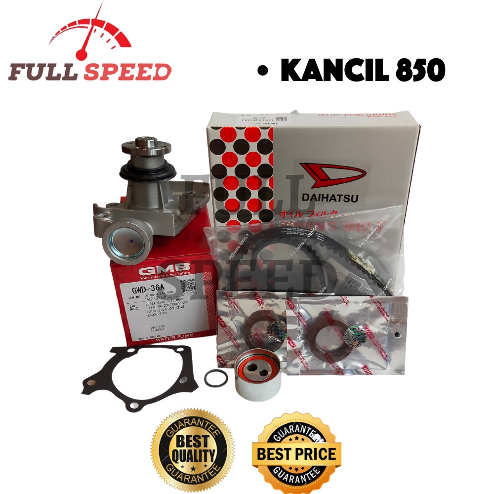 PERODUA Kancil 850 Timing Belt Kit Set + GMB Water Pump 103Y19 13568