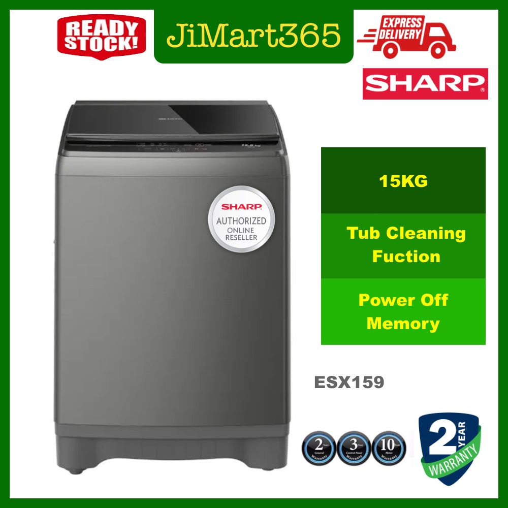 Sharp 15KG Fully Auto Washing Machine ESX159 Shopee Malaysia