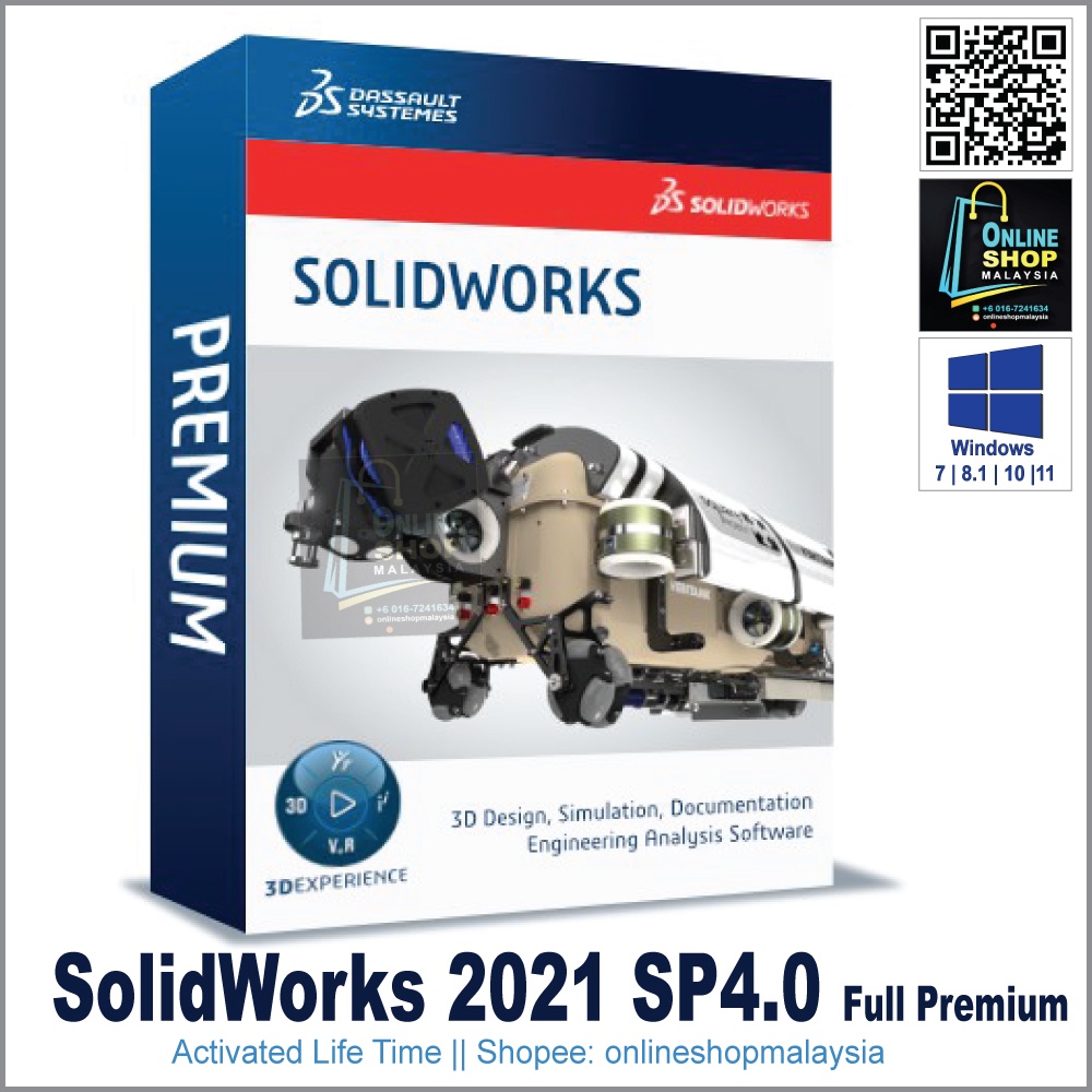 SolidWorks 2021 SP4.0 Full Premium [Update File] | Shopee Malaysia