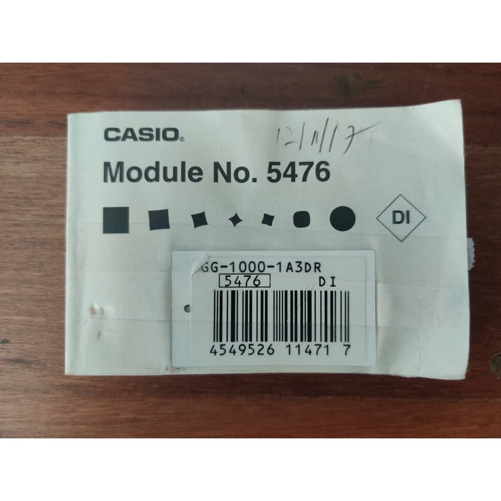 Casio g clearance shock 5476 manual