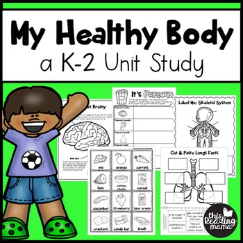 (PDF) 4 sets all about me/human body lapbook for kids SOFT COPY ...