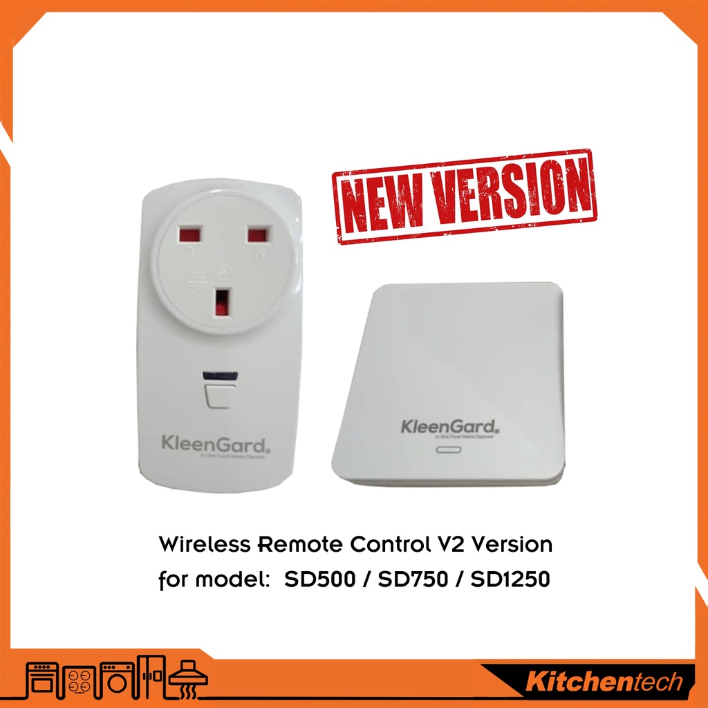 [NEW MODEL] Kleengard KG-A05V2 Wireless Remote Control for Waste ...