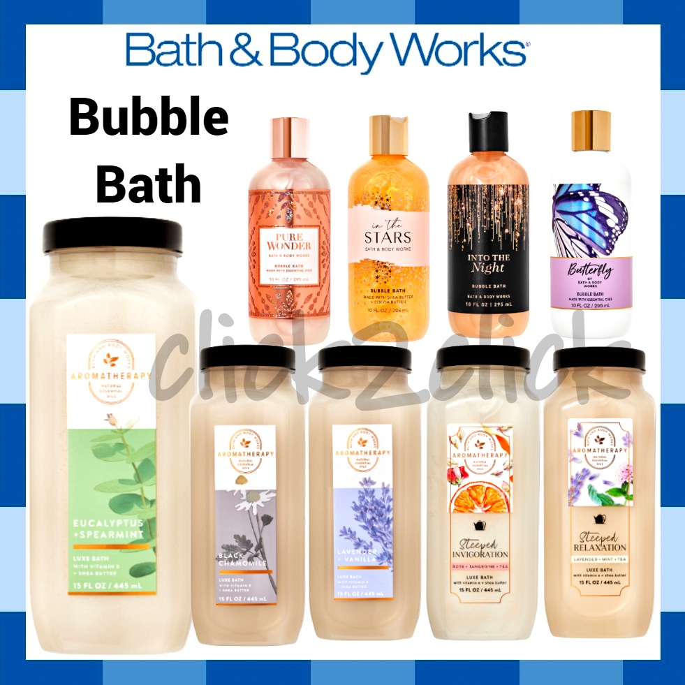 Bubble bath bath and store body works