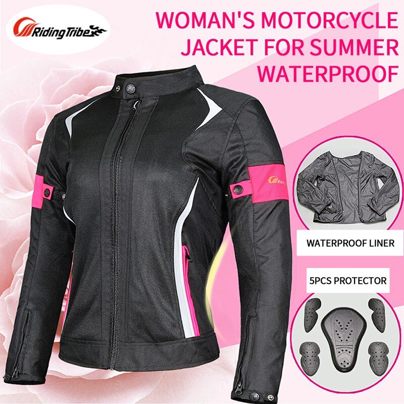 Riding Tribe Women Motorcycle waterproof Jacket Pants Lady Set ...