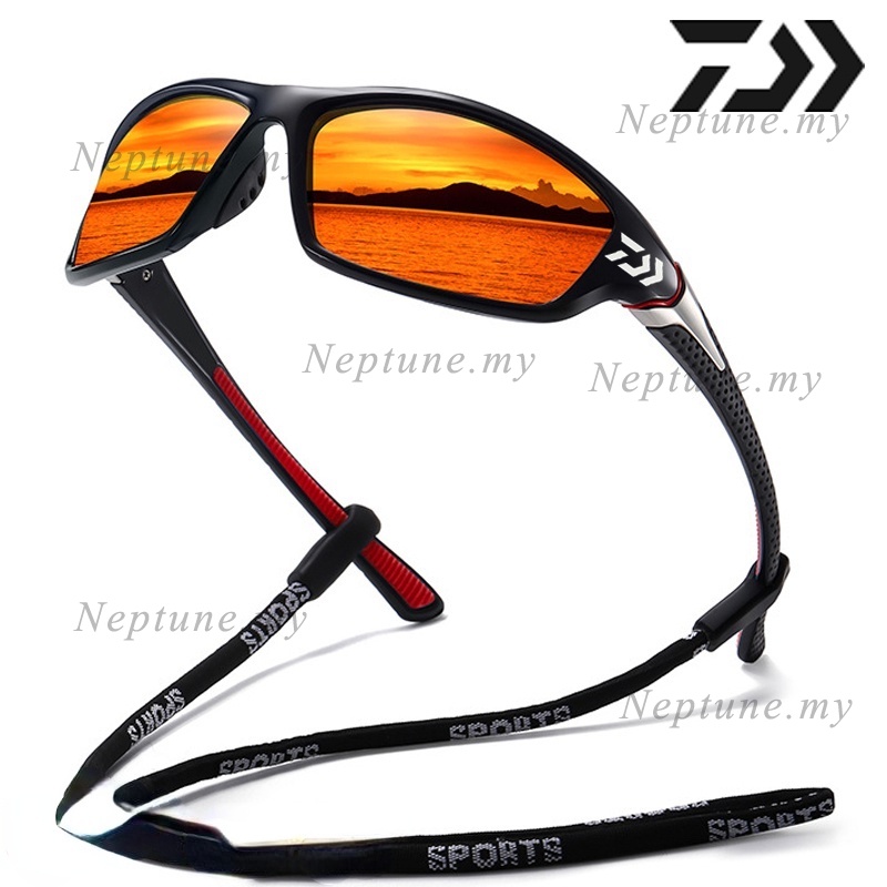 DAIWA Polarized Fishing Sunglasses Driving Shades Male Sun Glasses Hiking  Fishing Classic Sun Glasses UV400 Eyewear