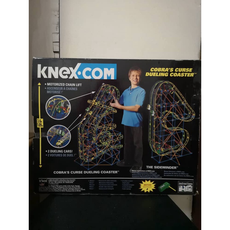 Knex cobra curse roller coaster on sale