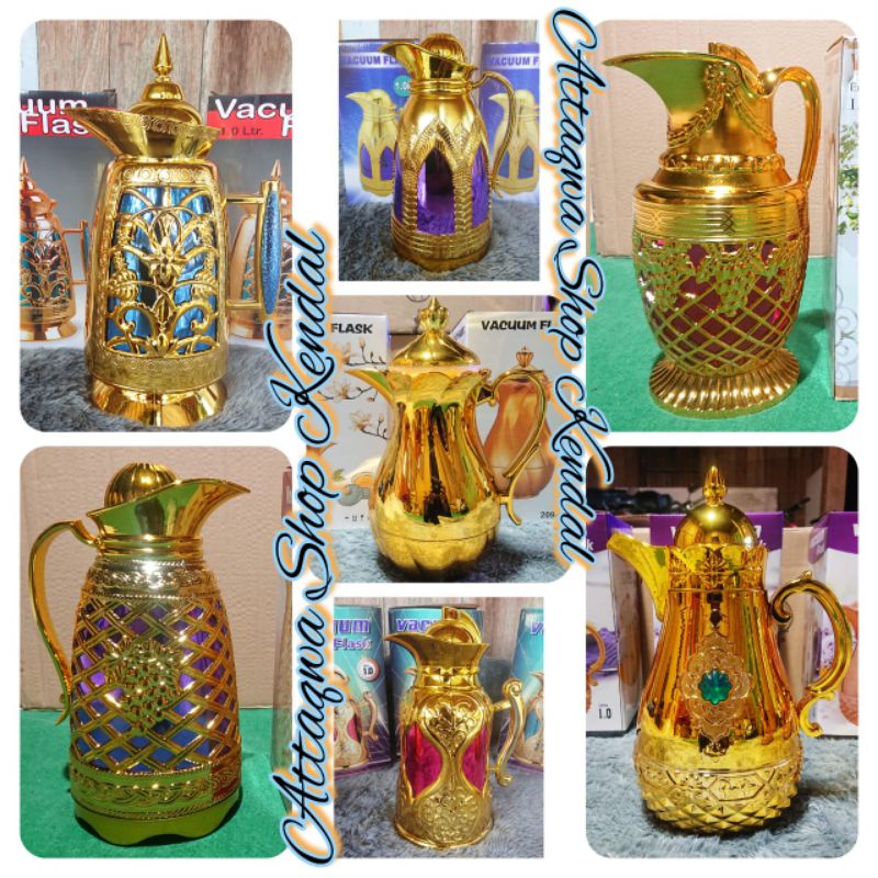 TERMOS 1l Arabic Hajj Thermos/Aladin Thermos/Arabic Teapot (By 2 Hajj