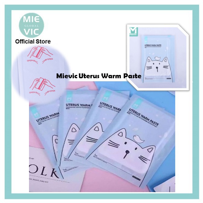 Mievic 10 Pcs Keep Hand Leg Foot Warm Paste Pads Uterus Warm Paste