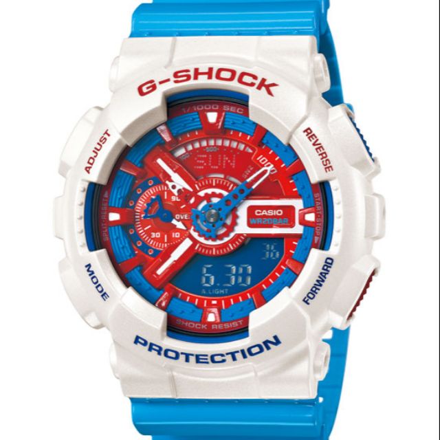 G Shock Doraemon G shock GA110 G shock GA110 Blue white Jam g shock Biru men digital watch G shock GA 110 digital watch Shopee Malaysia