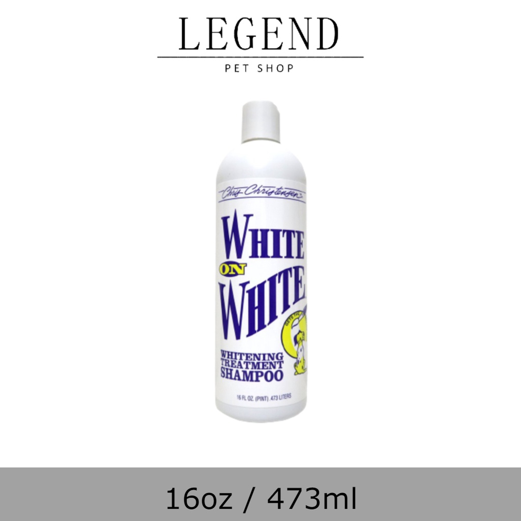 Chris Christensen White On White Whitening Shampoo 16oz / 473ml (Cat / Dog Shampoo) Shopee