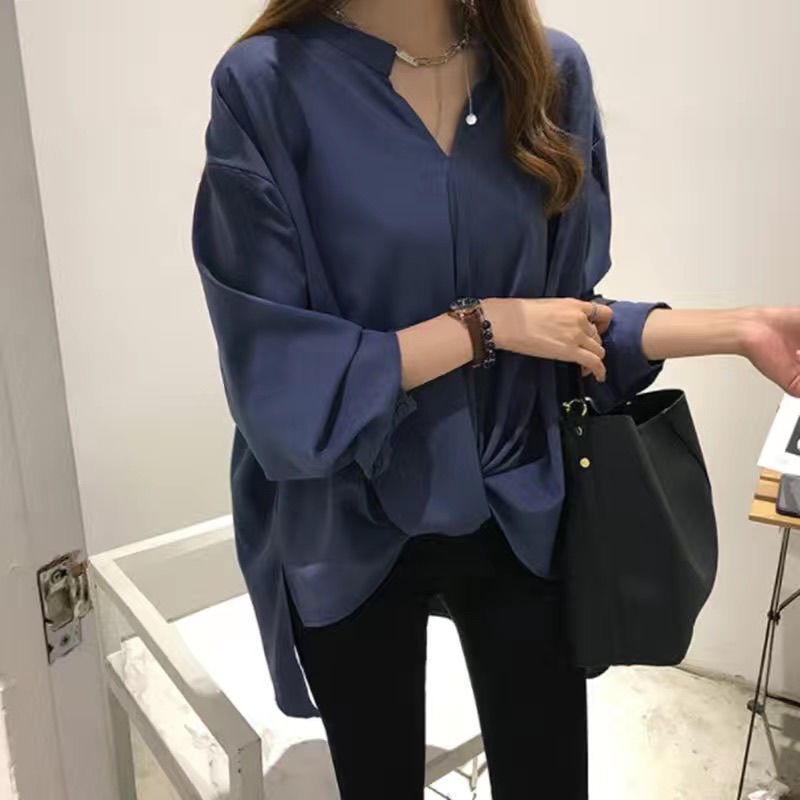 4 Styles M 4xl Korean Blouse Plus Size Long Sleeve Shirt Women Clothes