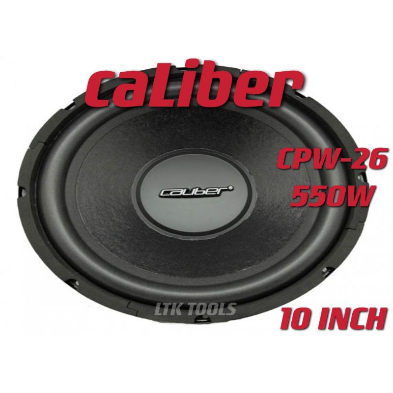 CALIBER CPW-26 10 INCH HIGH PERFORMANCE SUB WOOFER 10