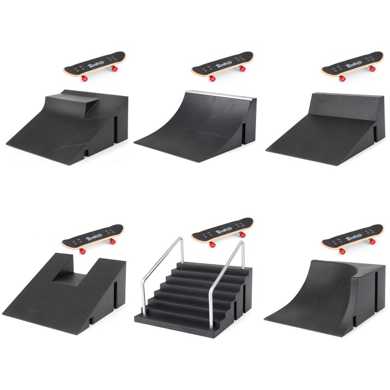 UU Fingerboard Rail Park Stair Kit Stairs Mini Skateboards for Kids ...
