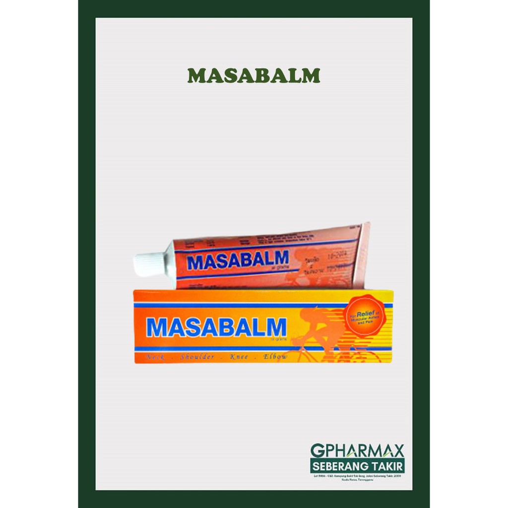 Masabalm Muscle Balm 30g Relief Aches Joint Pain | Shopee Malaysia