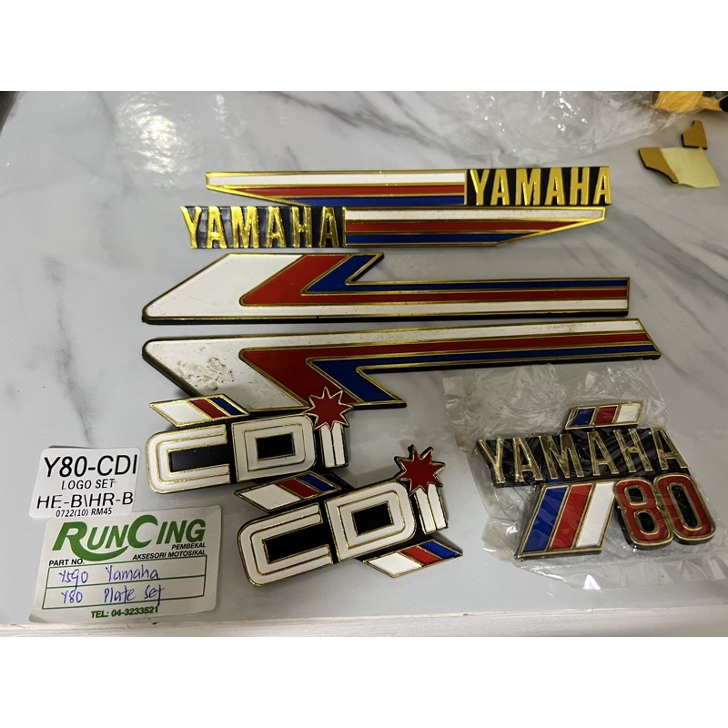 YAMAHA Y80Cdi Y80 LOGO Runcing SET | Shopee Malaysia
