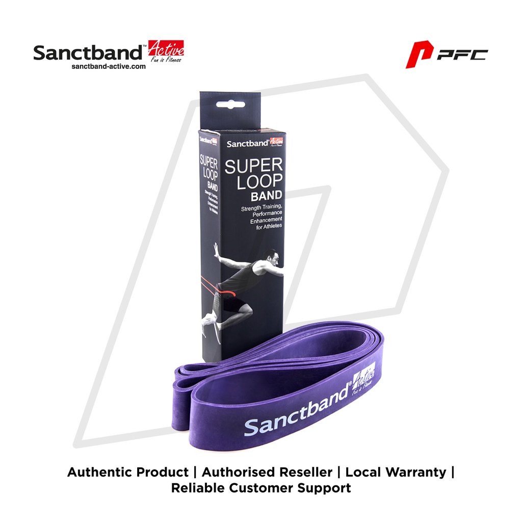 Sanctband Active Super Loop Strong Versatile Durable Resistive Bands for Strength and Flexibility Training Pull Up Shopee Malaysia