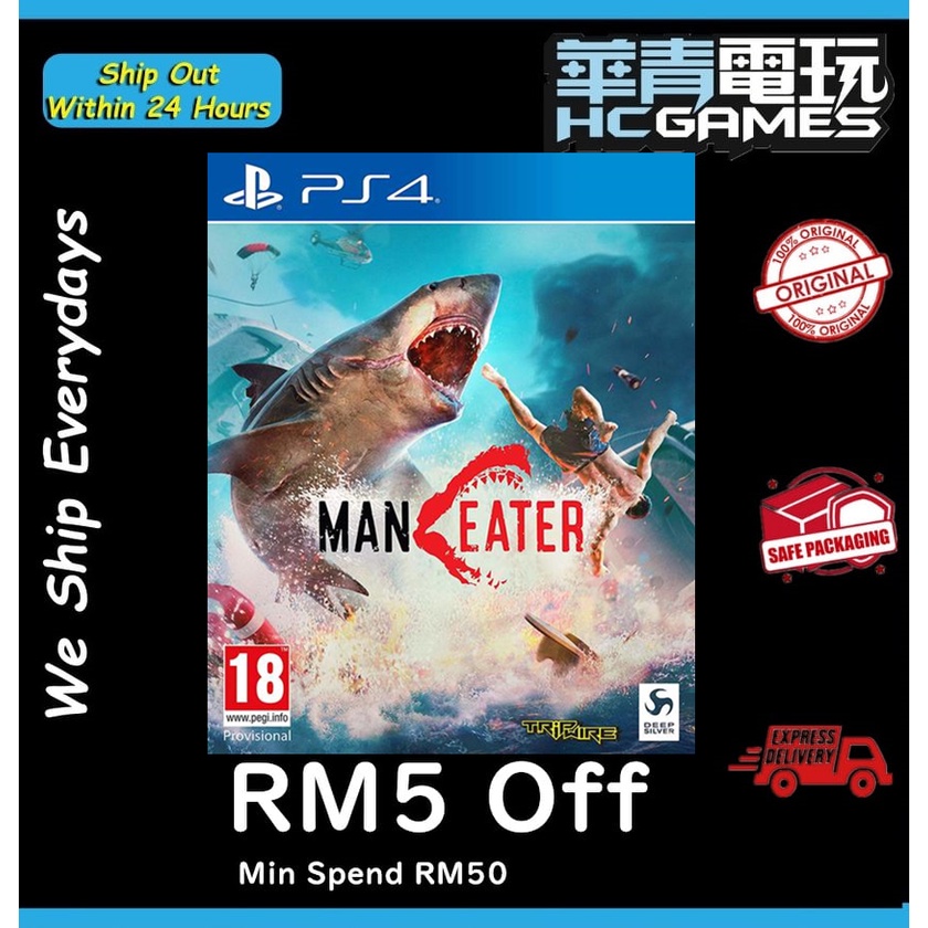 Buy maneater hot sale ps4